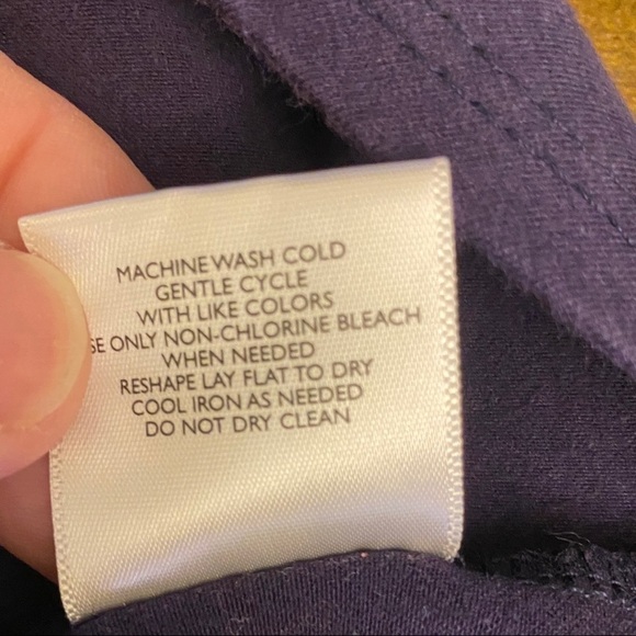 Modcloth Skater Dress Empire Waist Puff Sleeves Swing Skirt Stretch Purple Small - Picture 5 of 7